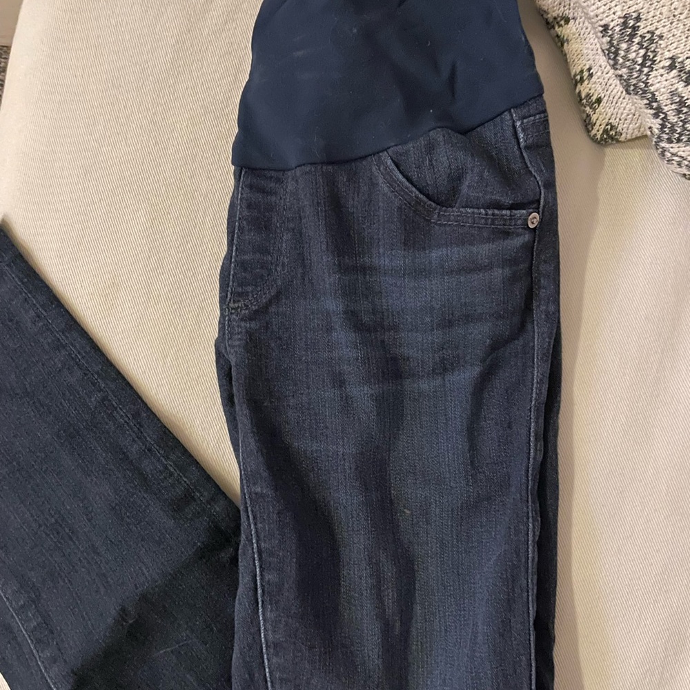AG Sustainable Legging Ankle Maternity Jean | Size 24R